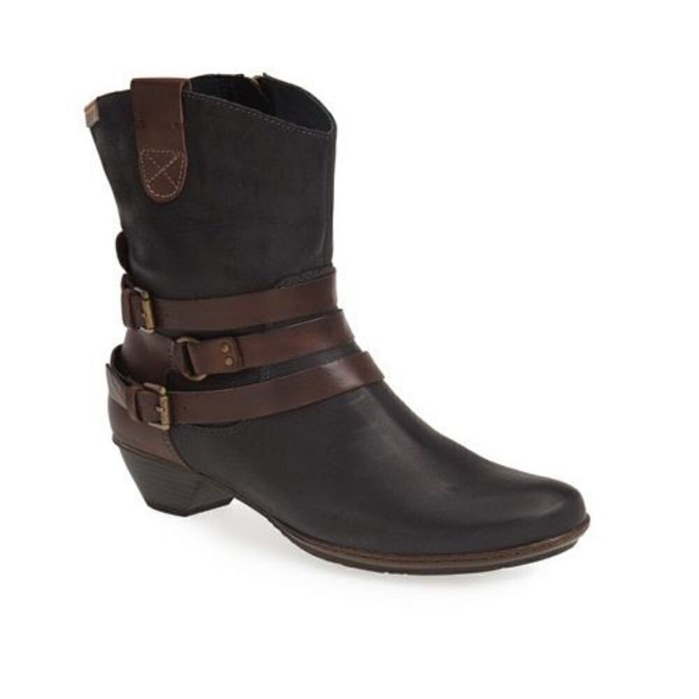 Pikolinos Women's Brujas Heeled Boots Leather size 39 US 8.5 9